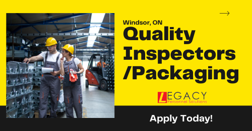 Quality Inspector/Packaging - FULL TIME